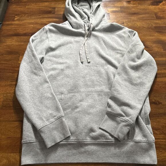 Goodfellow & Co Other - Goodfellow‎ Pullover Hoodie Sweatshirt Mens Medium Solid Gray Fleece Drawstring